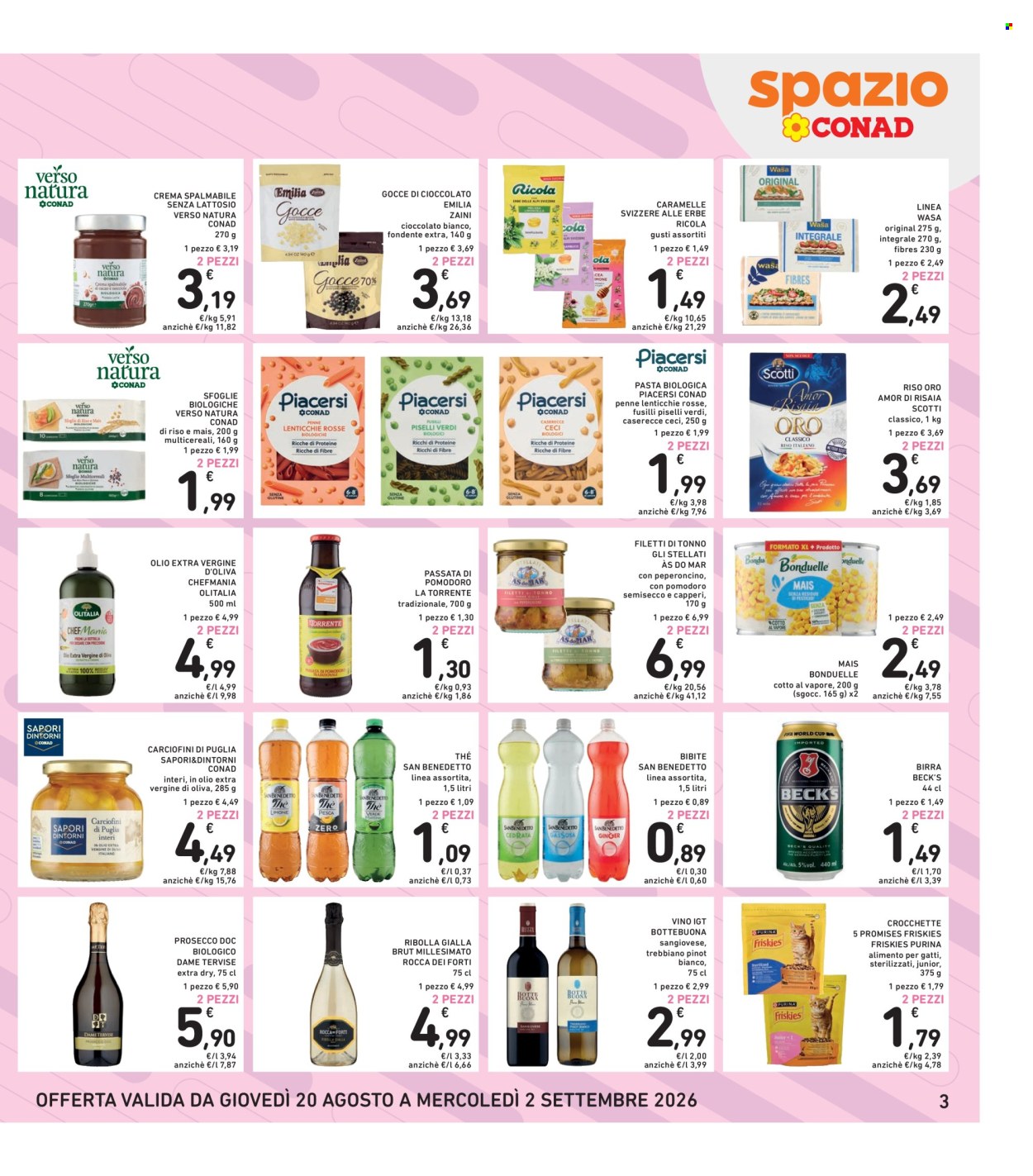 Volantino Spazio Conad - 20/8/2026 - 2/9/2026. Pagina 3