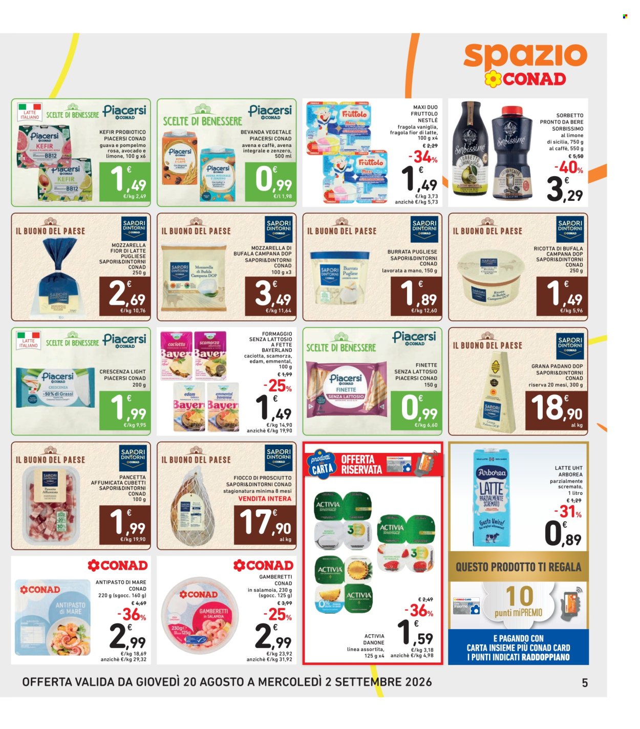 Volantino Spazio Conad - 20/8/2026 - 2/9/2026. Pagina 5