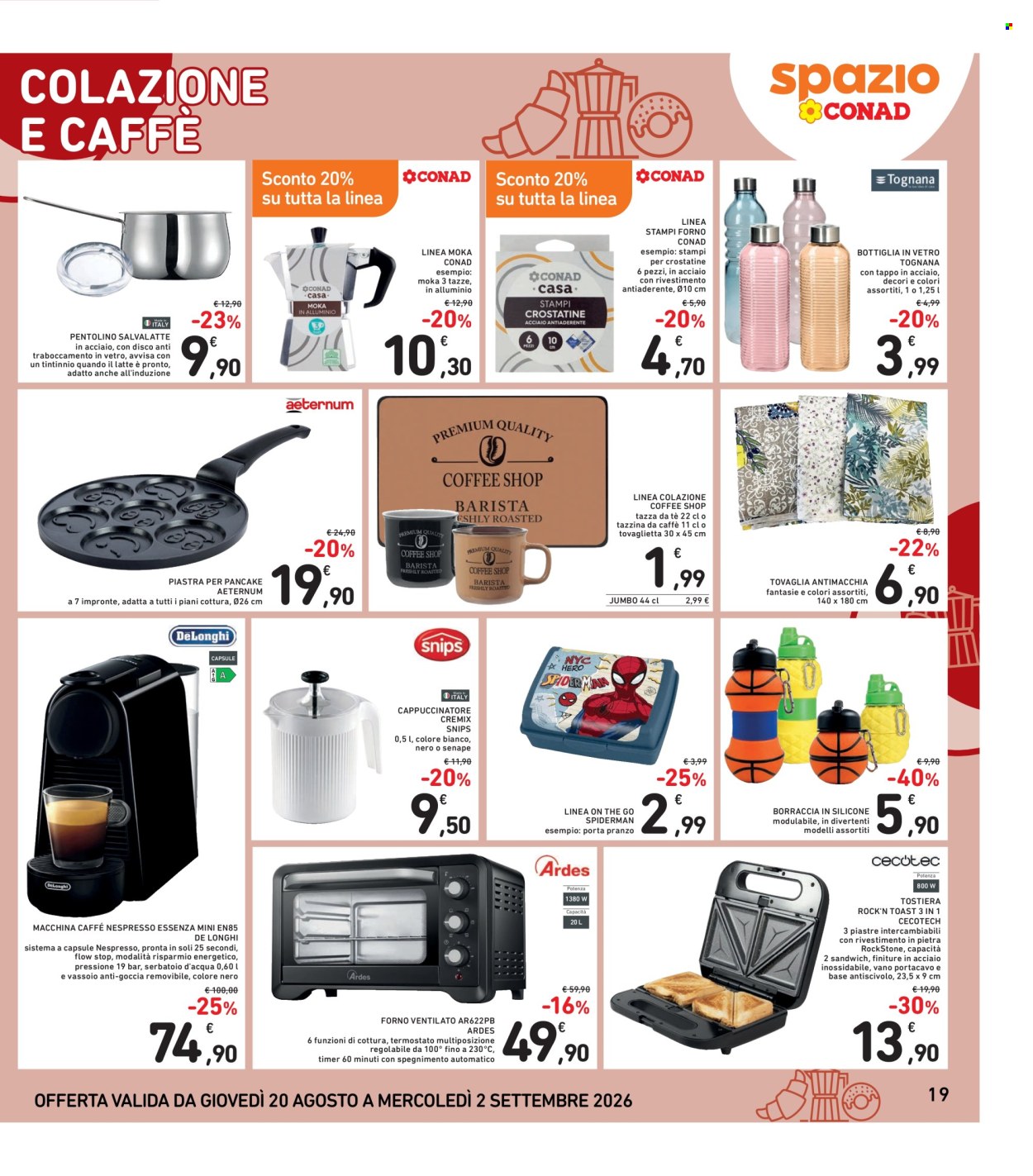 Volantino Spazio Conad - 20/8/2026 - 2/9/2026. Pagina 19