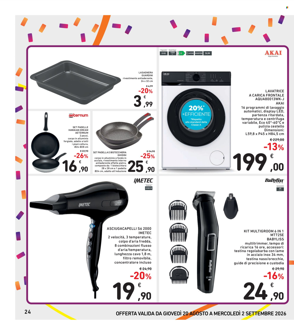 Leták Spazio Conad - 20.8.2026 - 2.9.2026. Strana 24