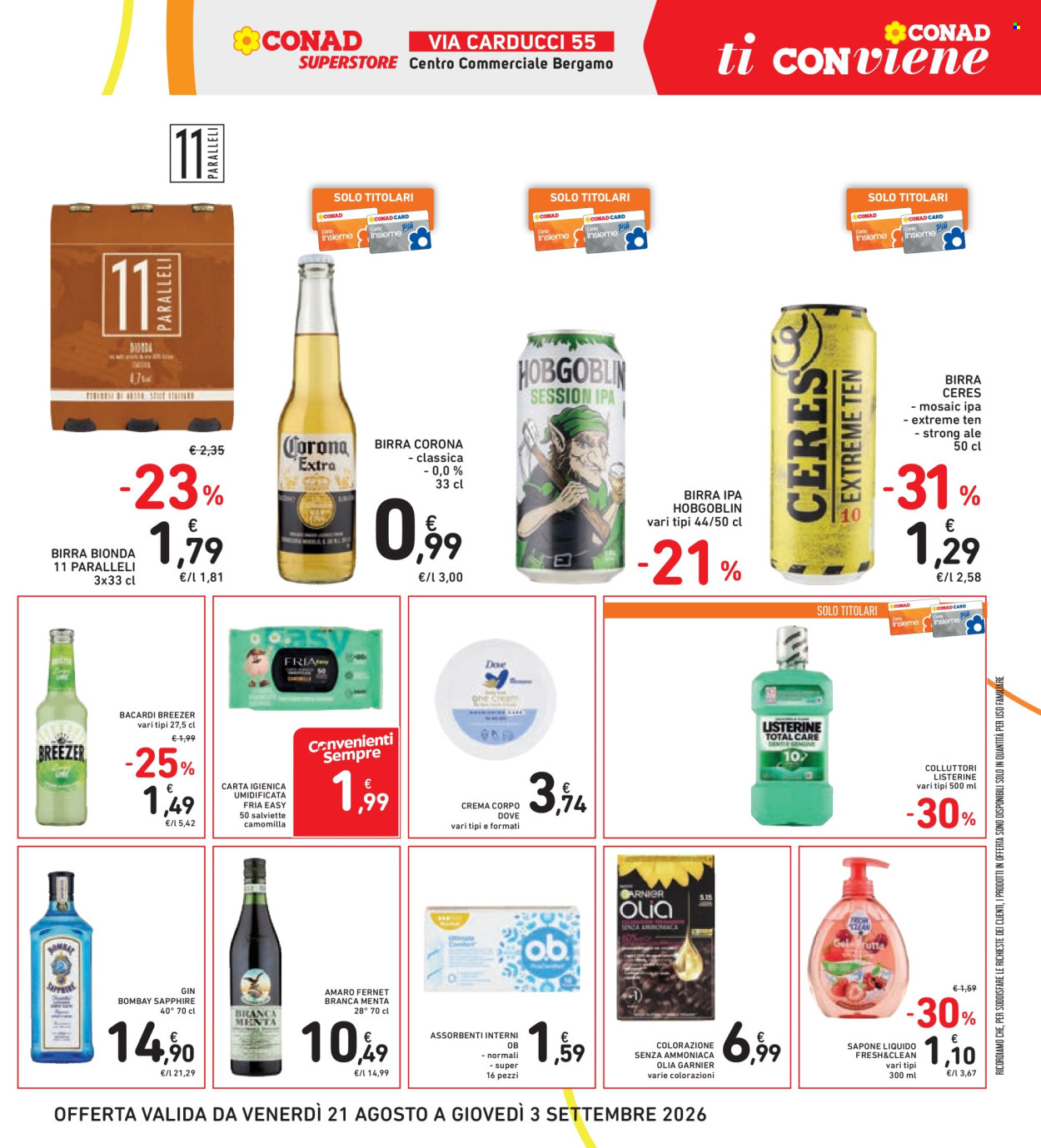 Volantino Conad Superstore - 21/8/2026 - 3/9/2026. Pagina 33