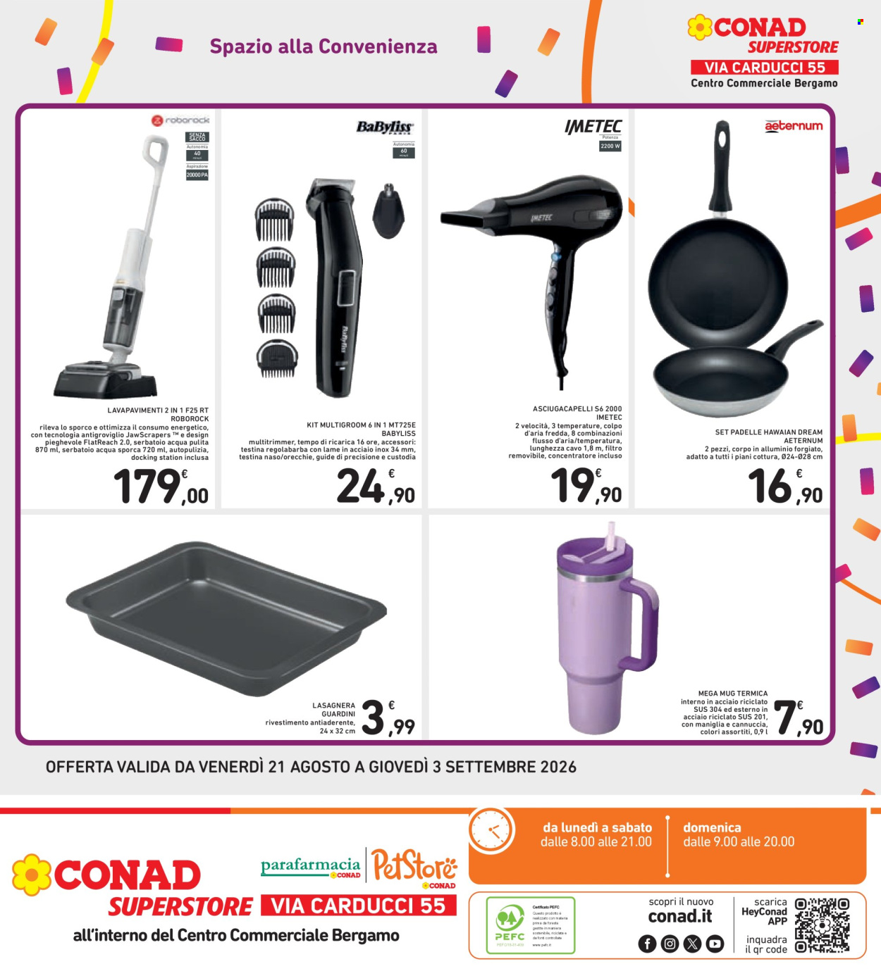 Leták Conad Superstore - 21.8.2026 - 3.9.2026. Strana 43