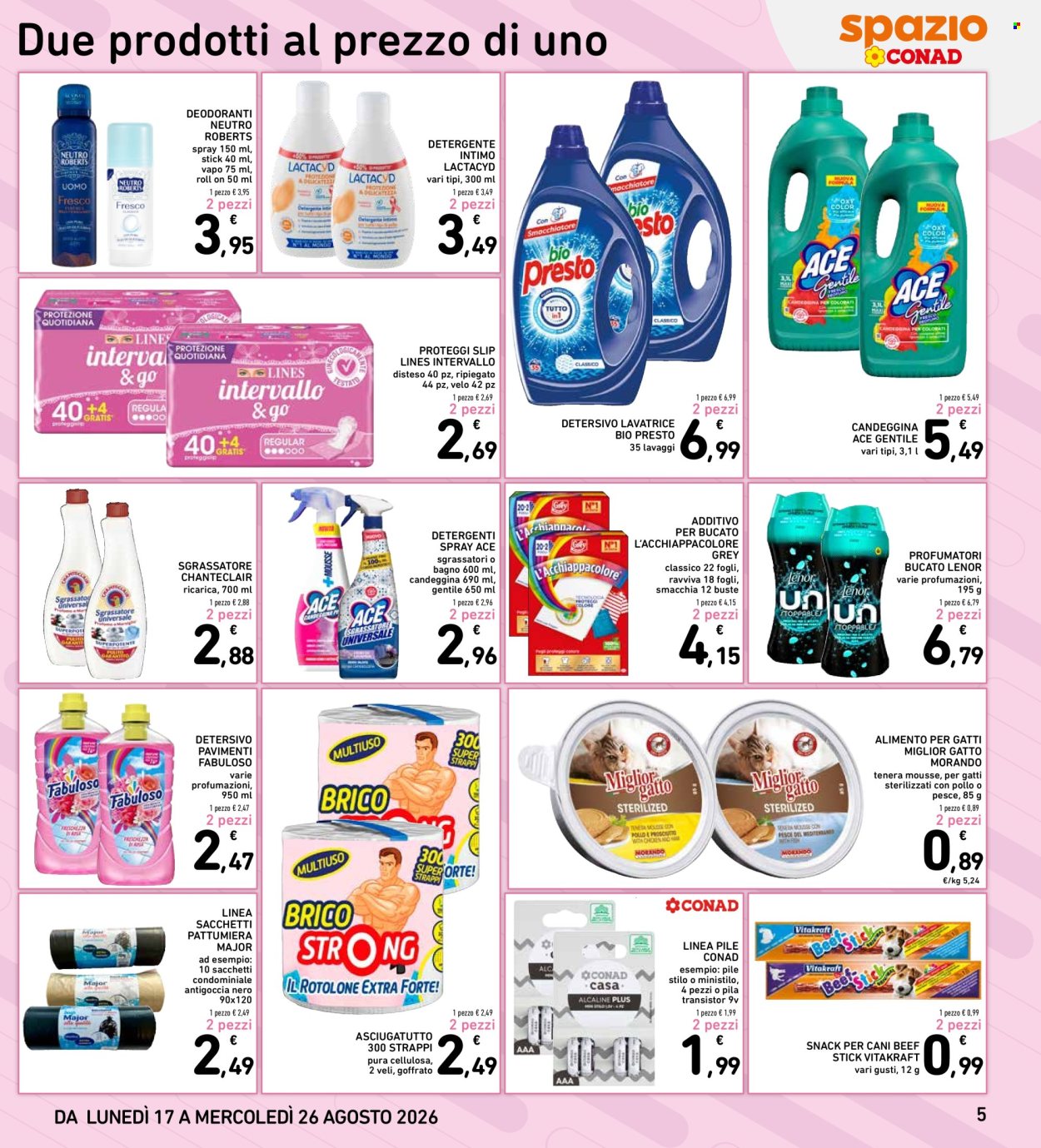 Volantino Spazio Conad - 17/8/2026 - 26/8/2026. Pagina 5