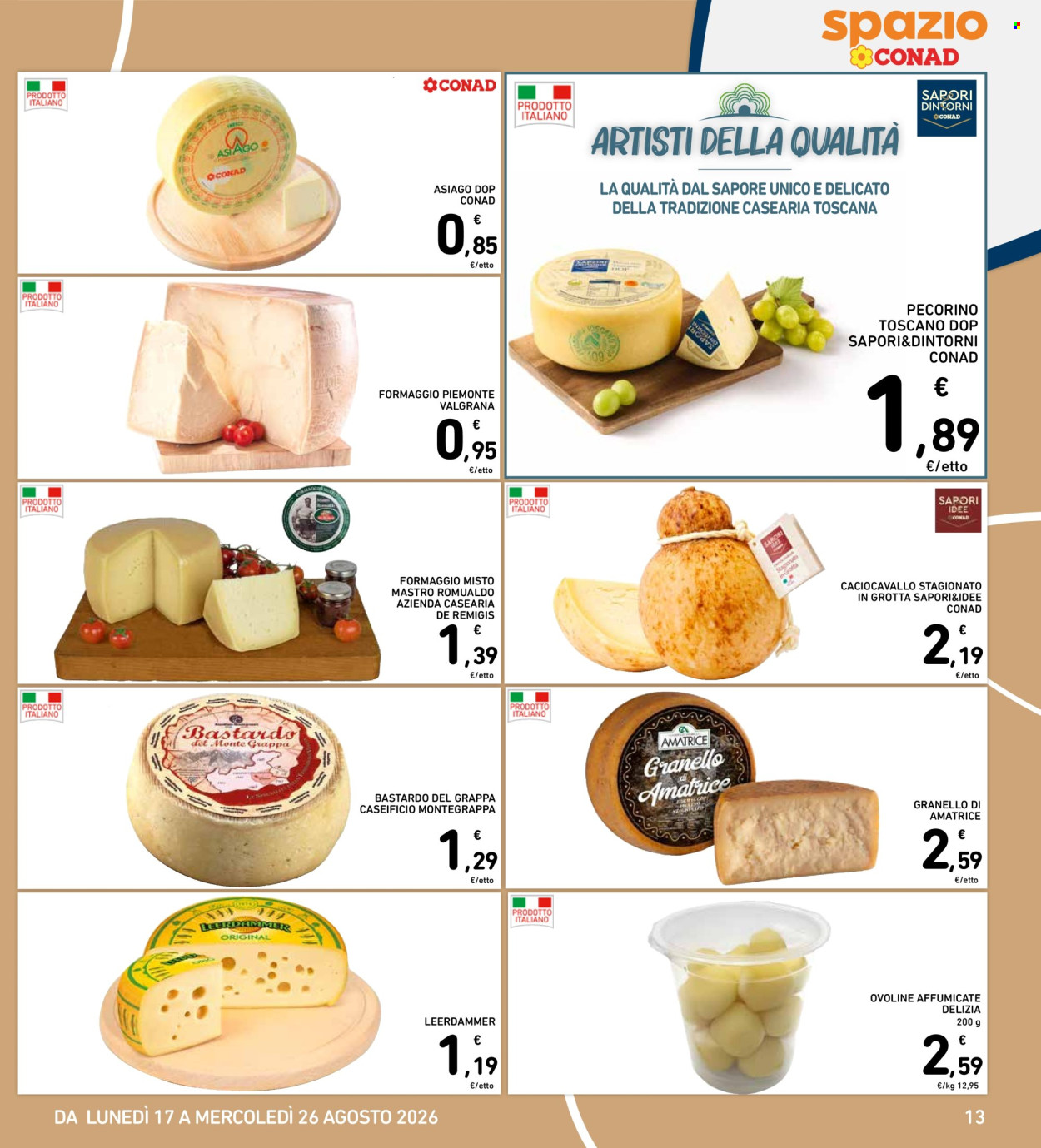 Volantino Spazio Conad - 17/8/2026 - 26/8/2026. Pagina 13