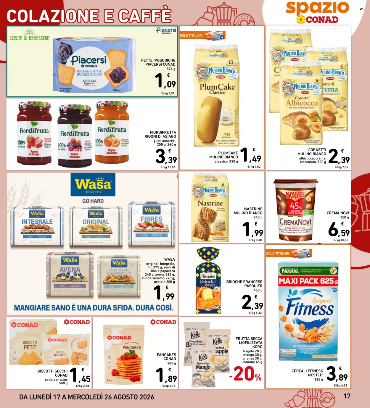 Volantino Spazio Conad - 17/8/2026 - 26/8/2026. Pagina 17