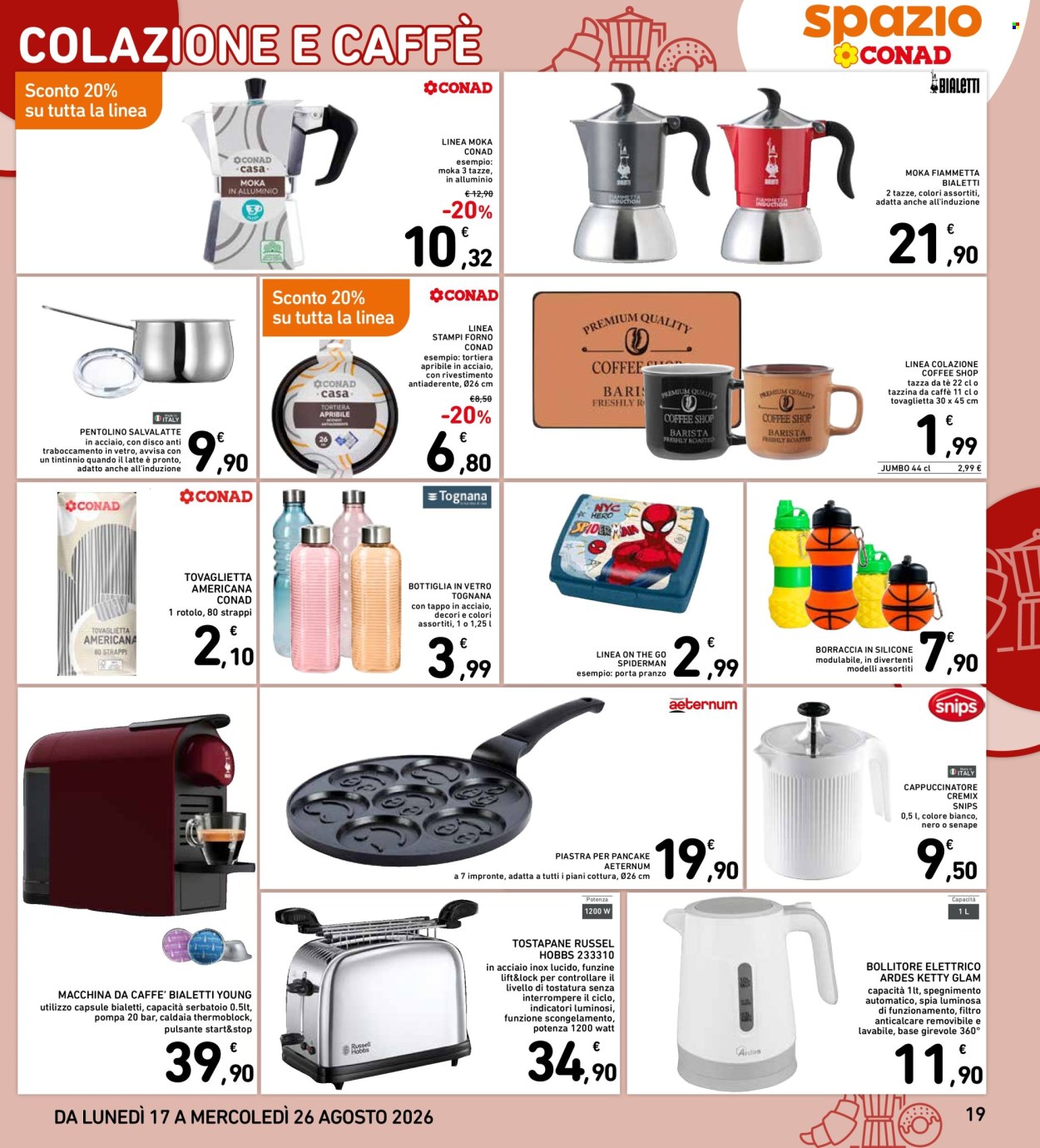 Volantino Spazio Conad - 17/8/2026 - 26/8/2026. Pagina 19