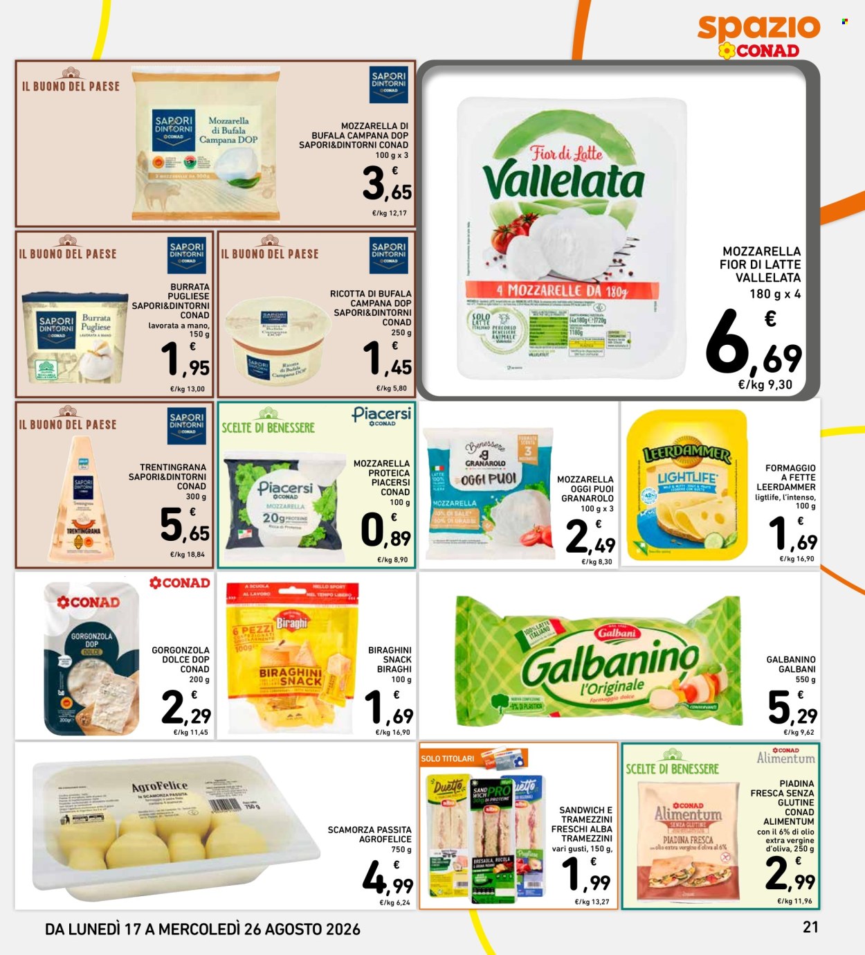 Volantino Spazio Conad - 17/8/2026 - 26/8/2026. Pagina 21
