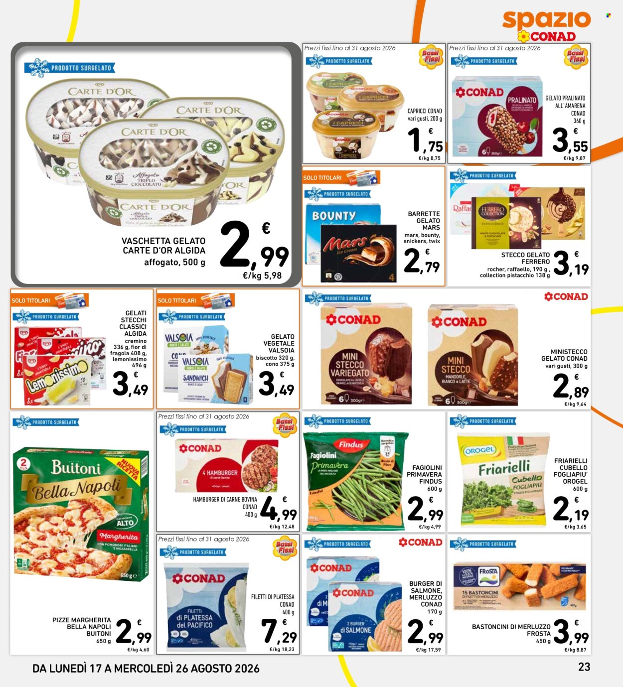 Volantino Spazio Conad - 17/8/2026 - 26/8/2026. Pagina 23