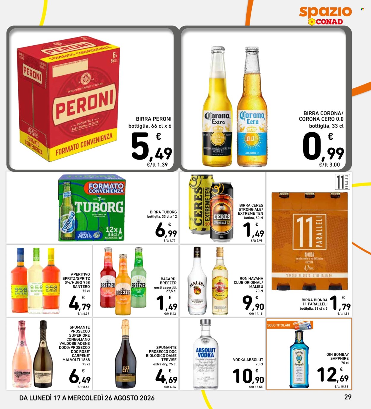 Volantino Spazio Conad - 17/8/2026 - 26/8/2026. Pagina 29