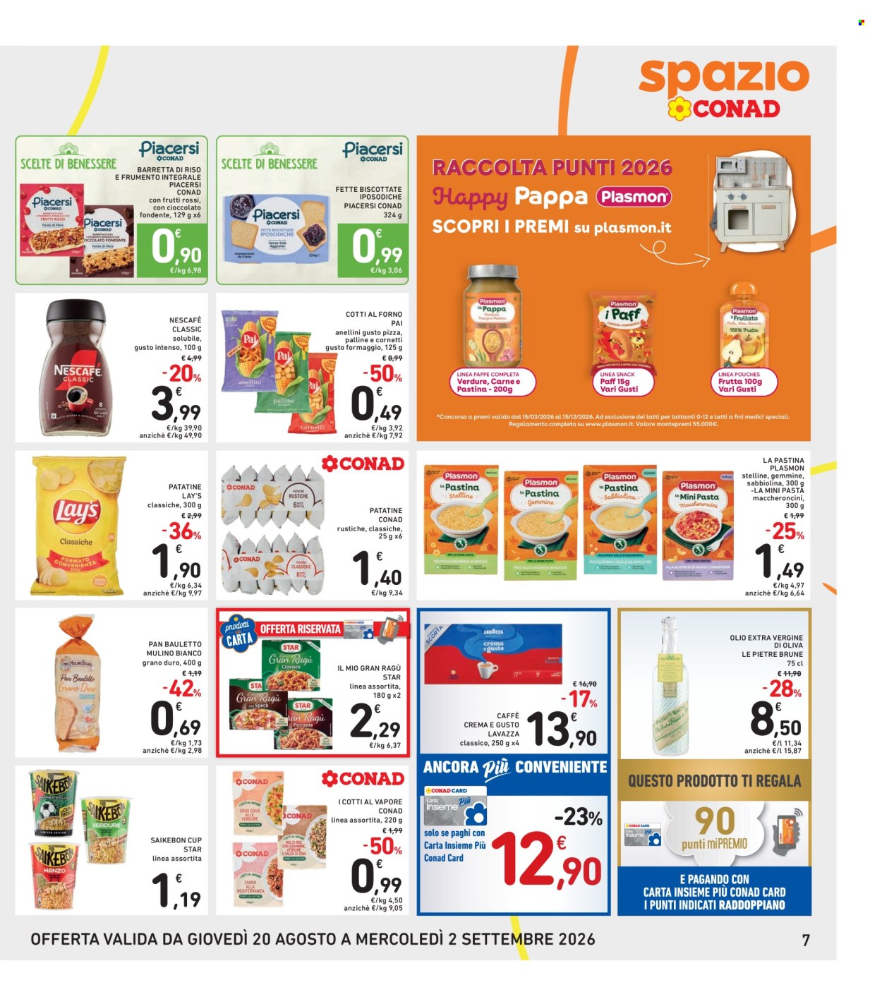 Volantino Spazio Conad - 20/8/2026 - 2/9/2026. Pagina 7