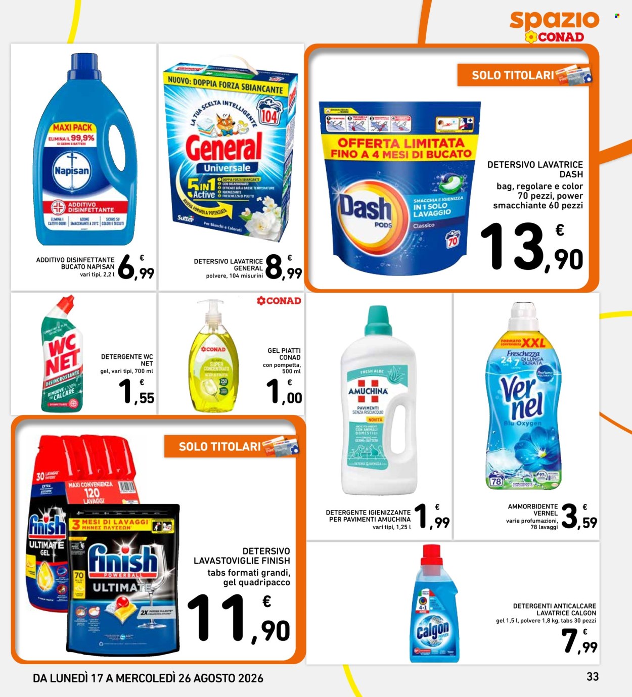 Volantino Spazio Conad - 17/8/2026 - 26/8/2026. Pagina 33