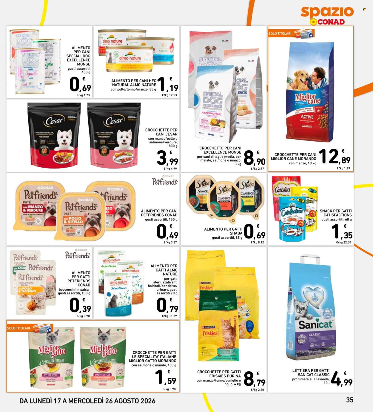 Volantino Spazio Conad - 17/8/2026 - 26/8/2026. Pagina 35