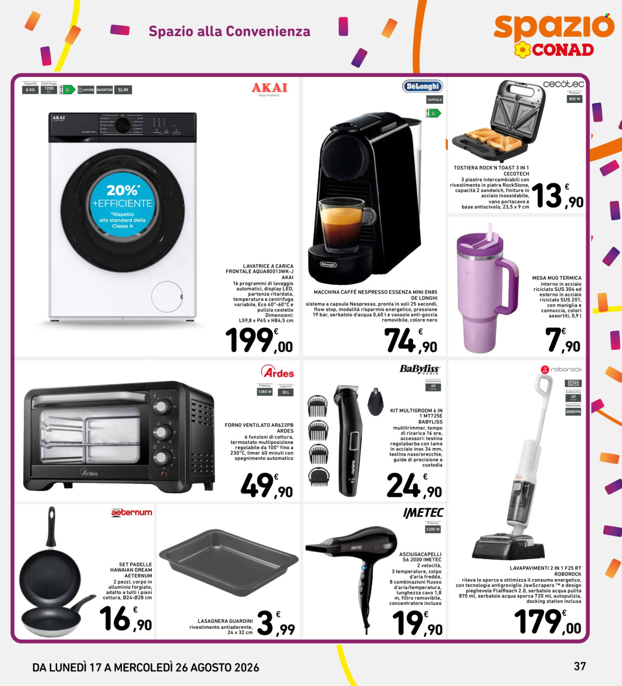 Volantino Spazio Conad - 17/8/2026 - 26/8/2026. Pagina 37