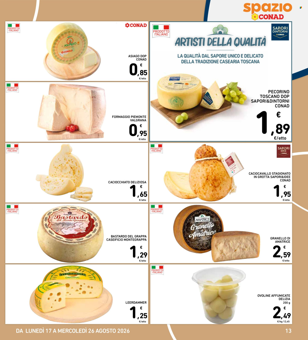 Volantino Spazio Conad - 17/8/2026 - 26/8/2026. Pagina 13