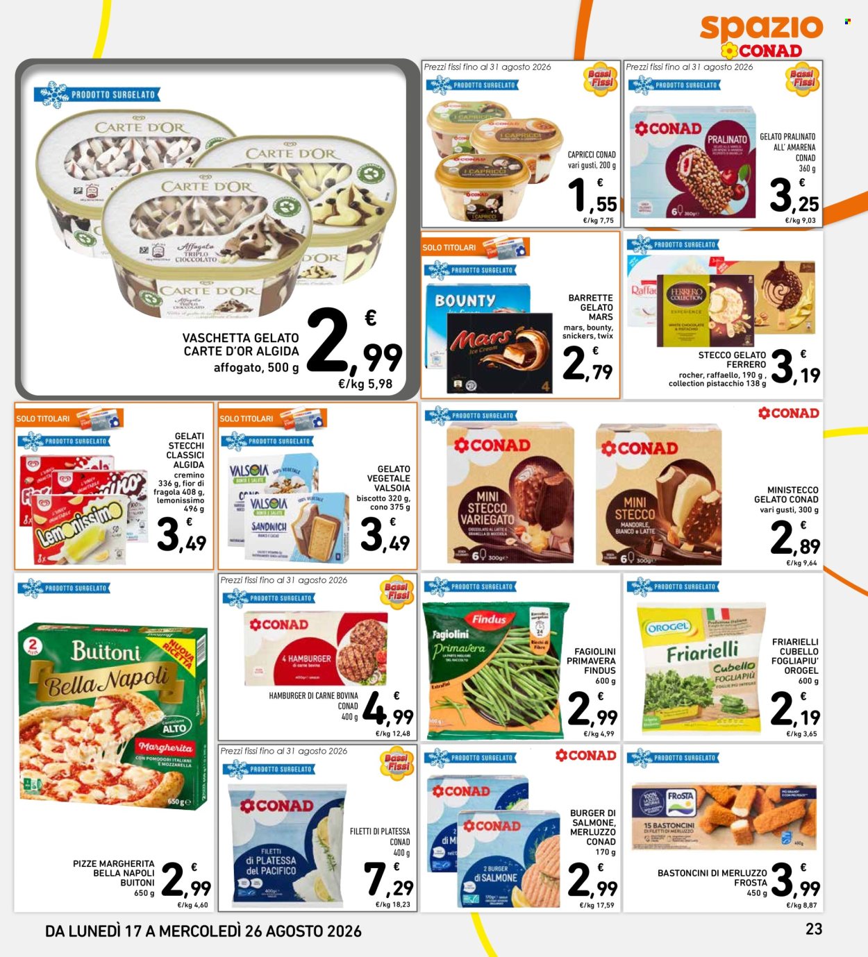 Volantino Spazio Conad - 17/8/2026 - 26/8/2026. Pagina 23