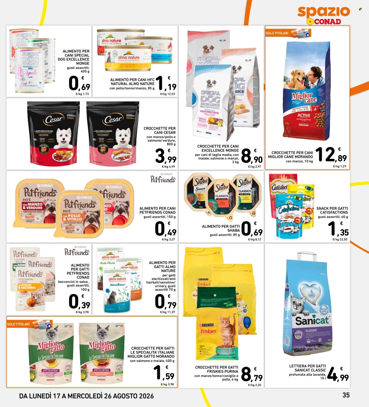 Volantino Spazio Conad - 17/8/2026 - 26/8/2026. Pagina 35