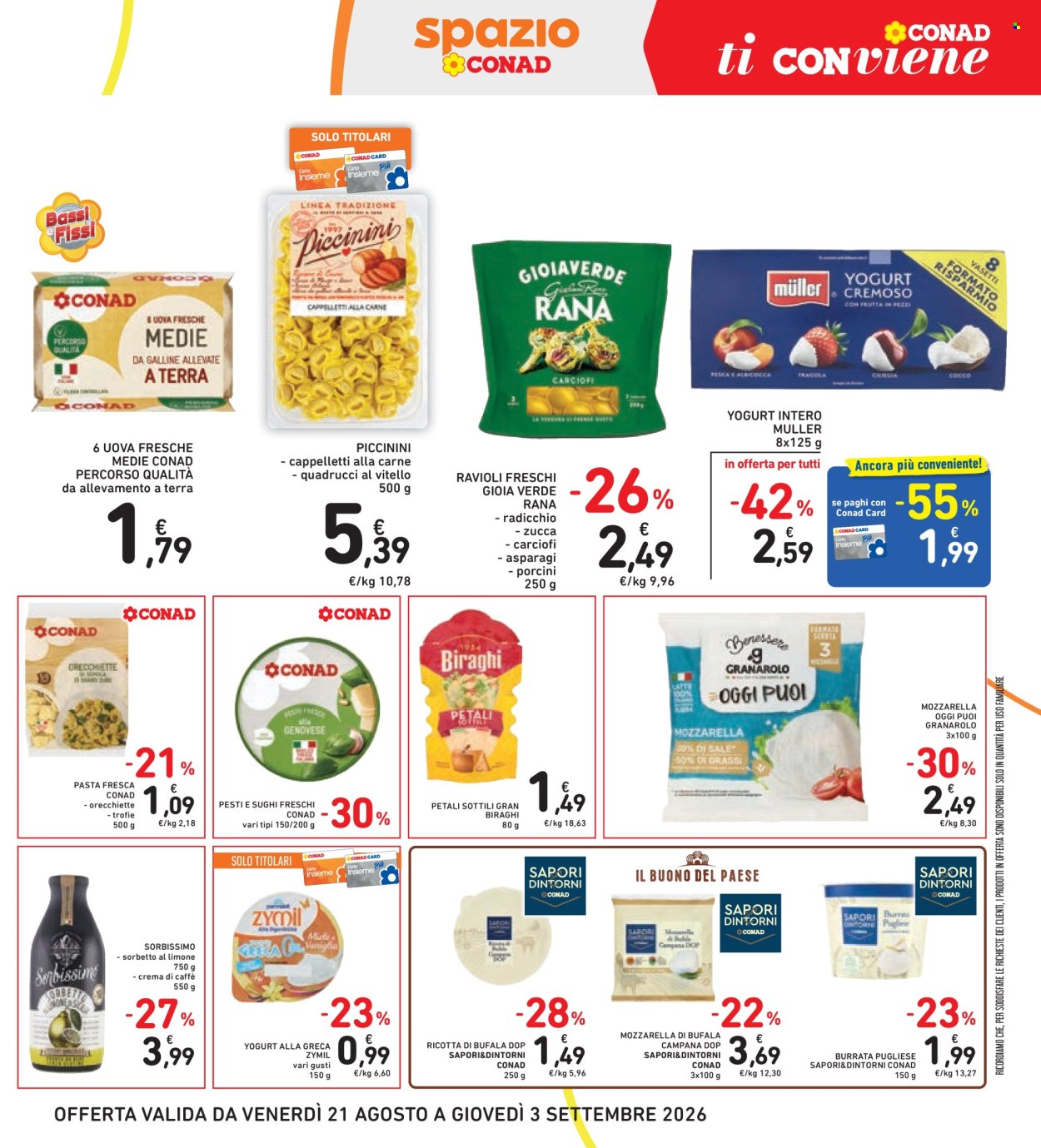 Leták Spazio Conad - 21.8.2026 - 3.9.2026. Strana 25