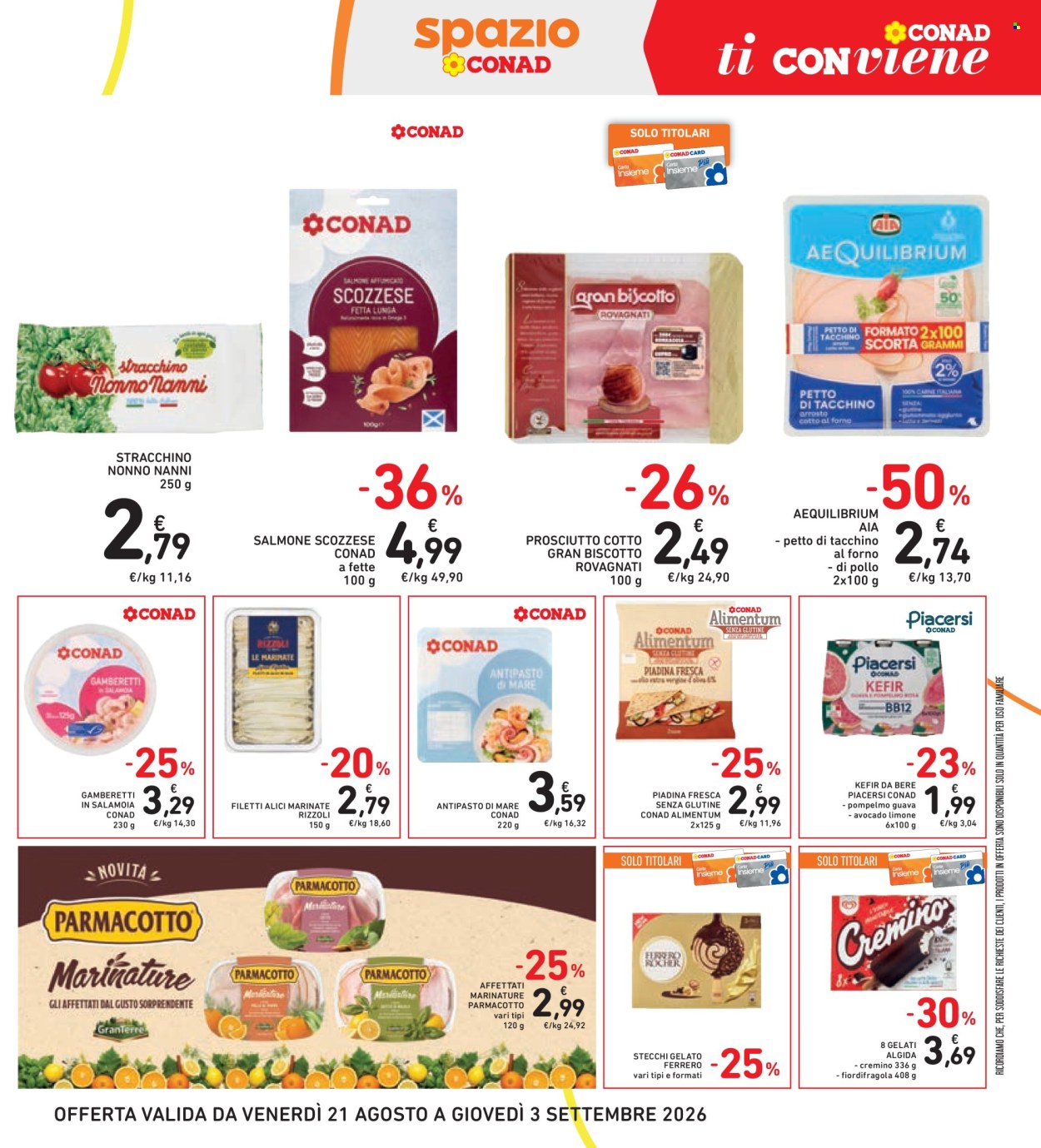 Leták Spazio Conad - 21.8.2026 - 3.9.2026. Strana 27