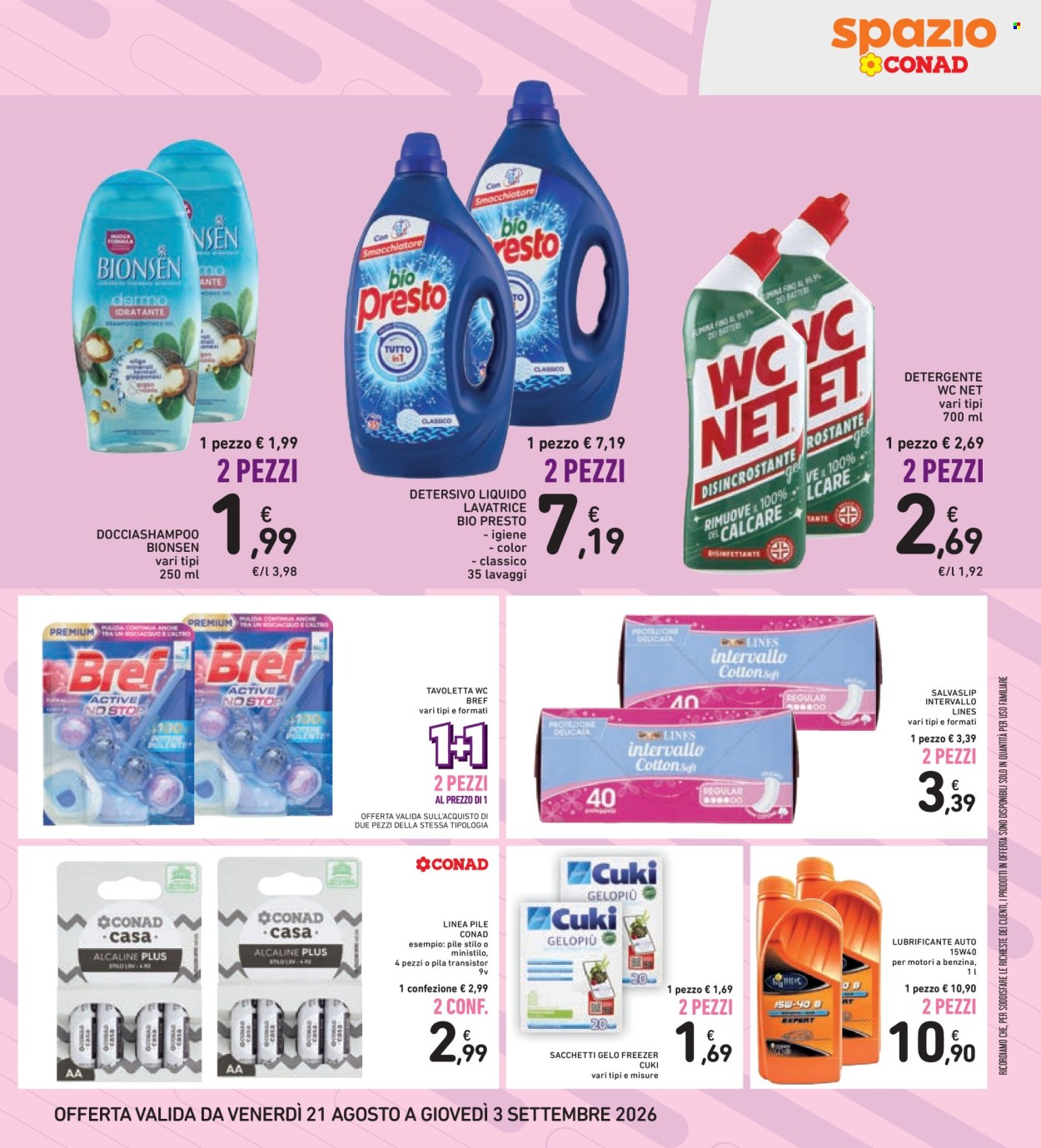 Leták Spazio Conad - 21.8.2026 - 3.9.2026. Strana 13