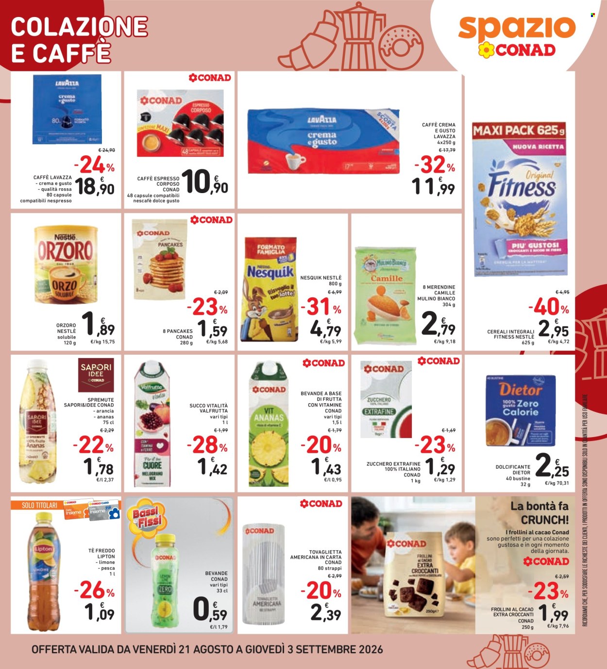 Leták Spazio Conad - 21.8.2026 - 3.9.2026. Strana 39