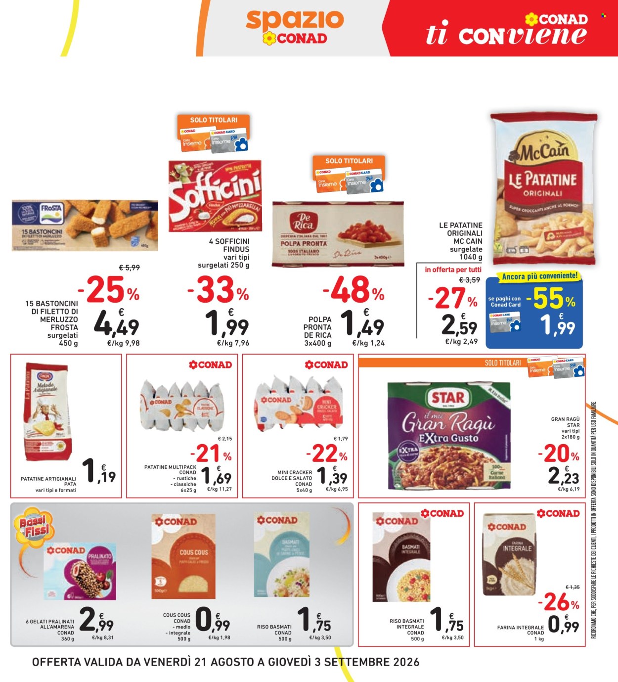 Leták Spazio Conad - 21.8.2026 - 3.9.2026. Strana 29