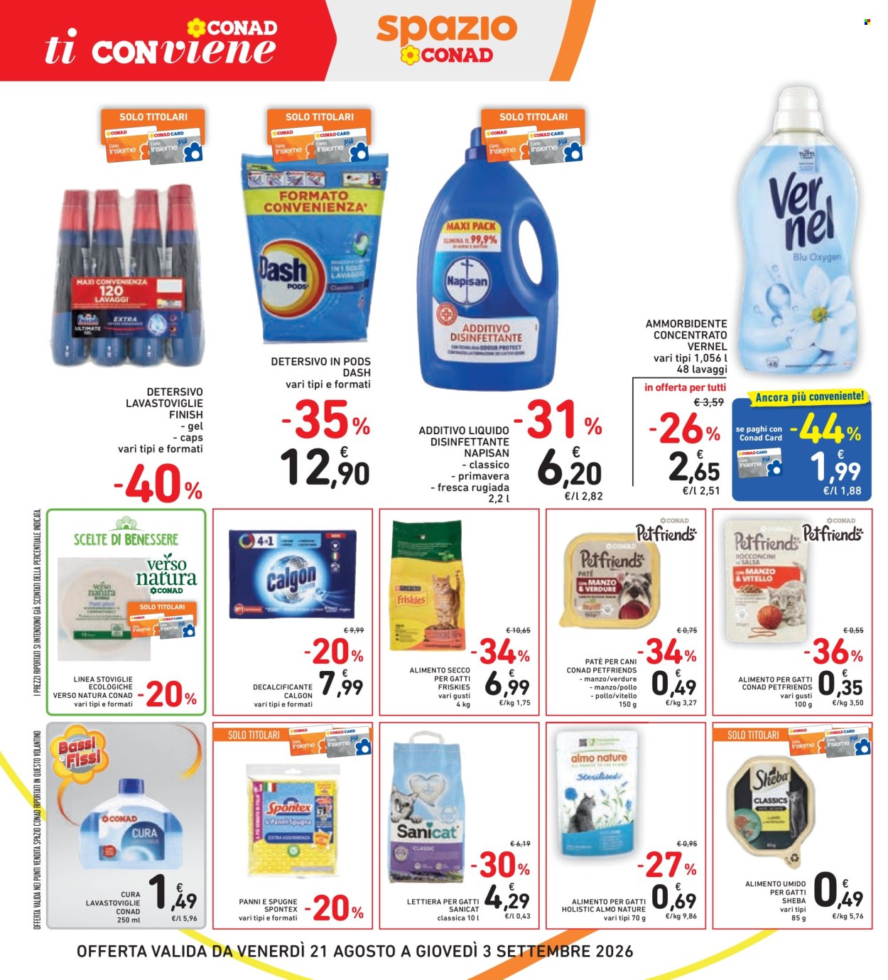 Leták Spazio Conad - 21.8.2026 - 3.9.2026. Strana 36