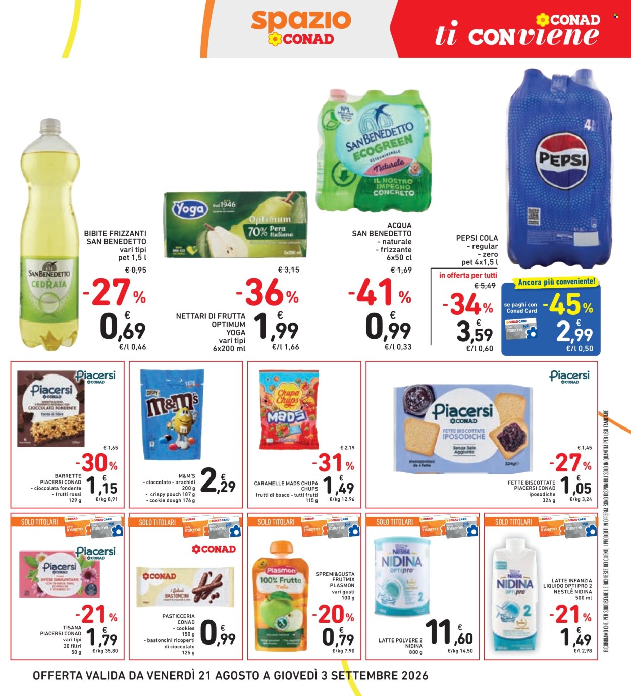 Leták Spazio Conad - 21.8.2026 - 3.9.2026. Strana 31