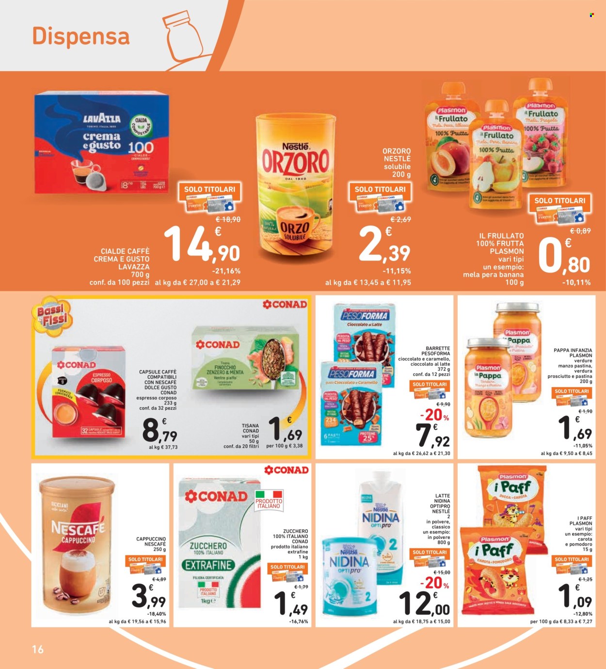 Leták Spazio Conad - 21.8.2026 - 3.9.2026. Strana 16