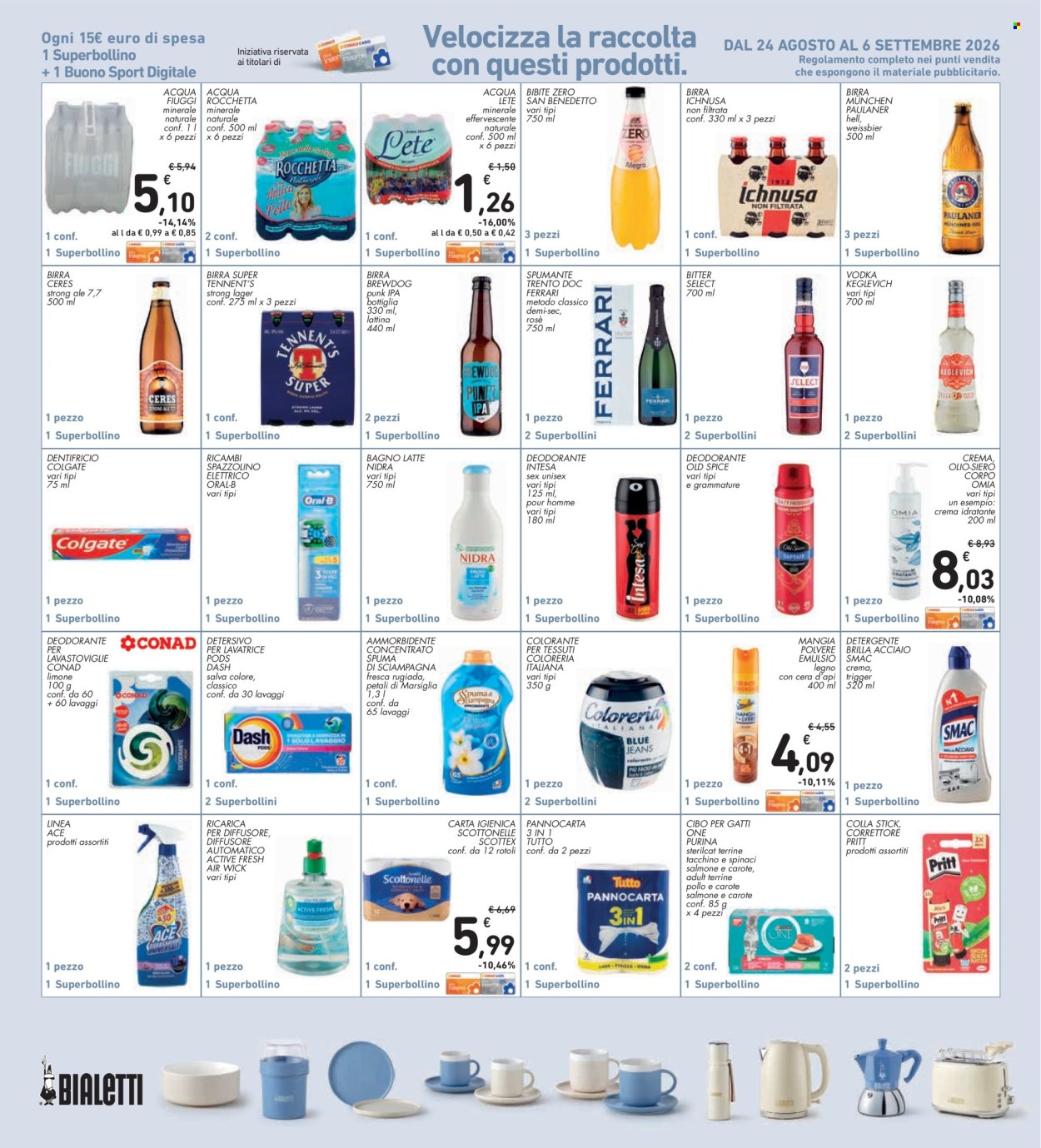 Leták Spazio Conad - 21.8.2026 - 3.9.2026. Strana 30