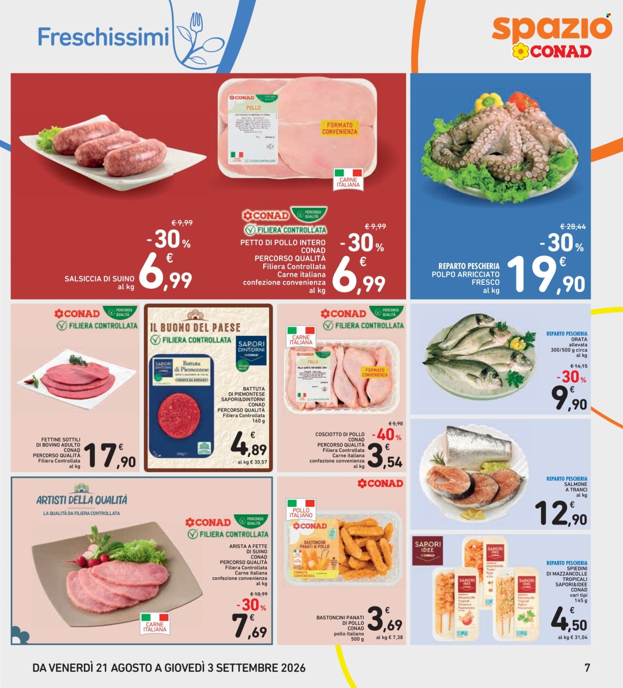 Leták Spazio Conad - 21.8.2026 - 3.9.2026. Strana 7