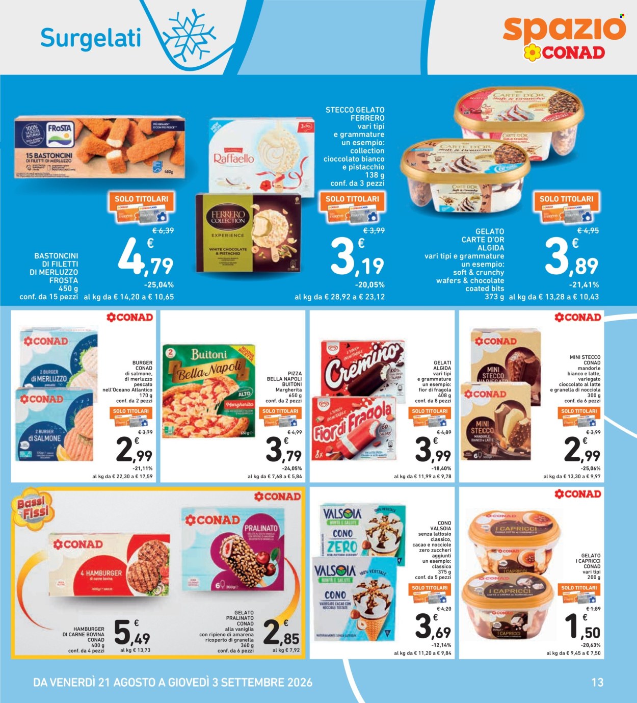 Leták Spazio Conad - 21.8.2026 - 3.9.2026. Strana 13