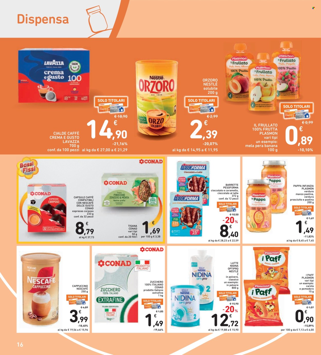 Leták Spazio Conad - 21.8.2026 - 3.9.2026. Strana 16
