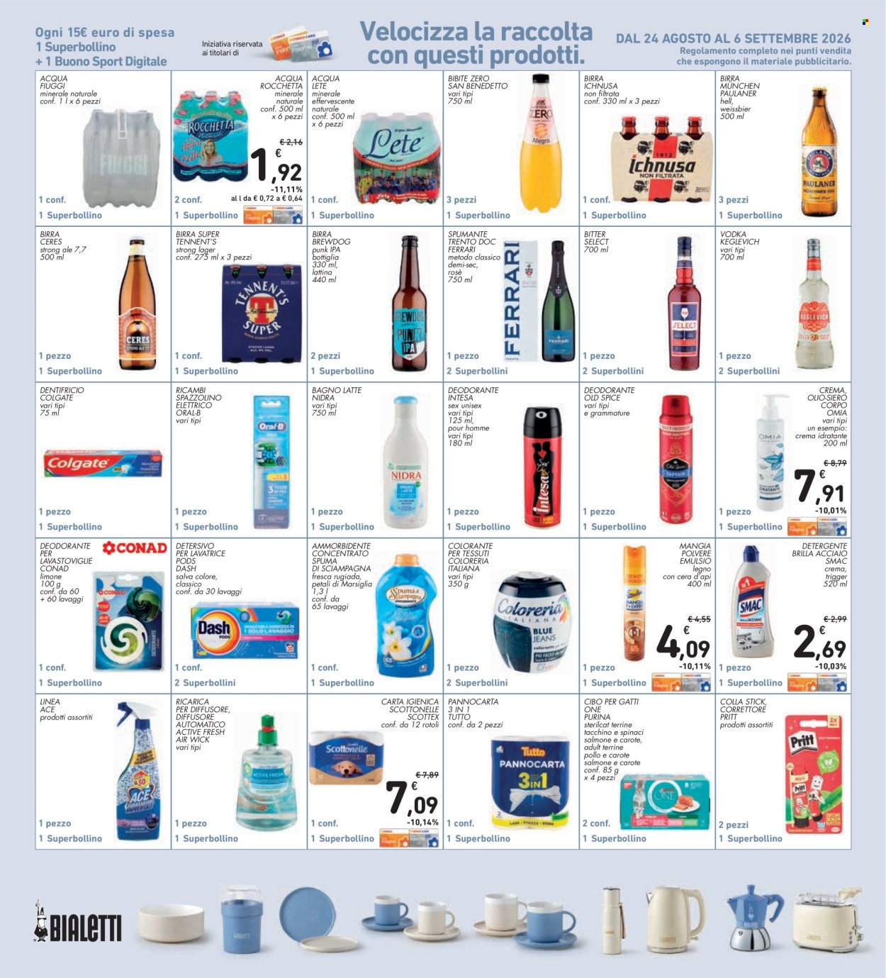 Leták Spazio Conad - 21.8.2026 - 3.9.2026. Strana 30