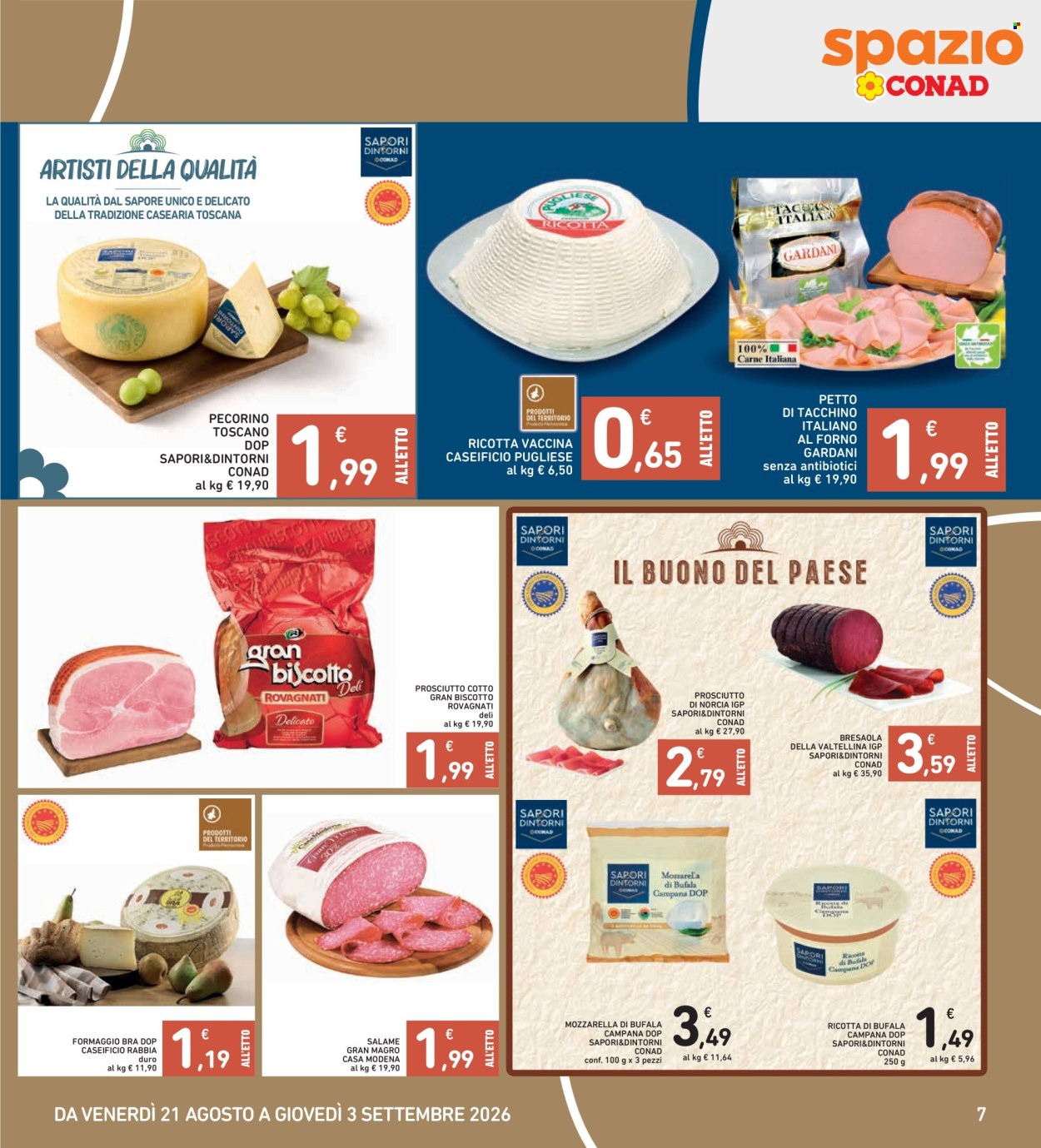Volantino Spazio Conad - 21/8/2026 - 3/9/2026. Pagina 7