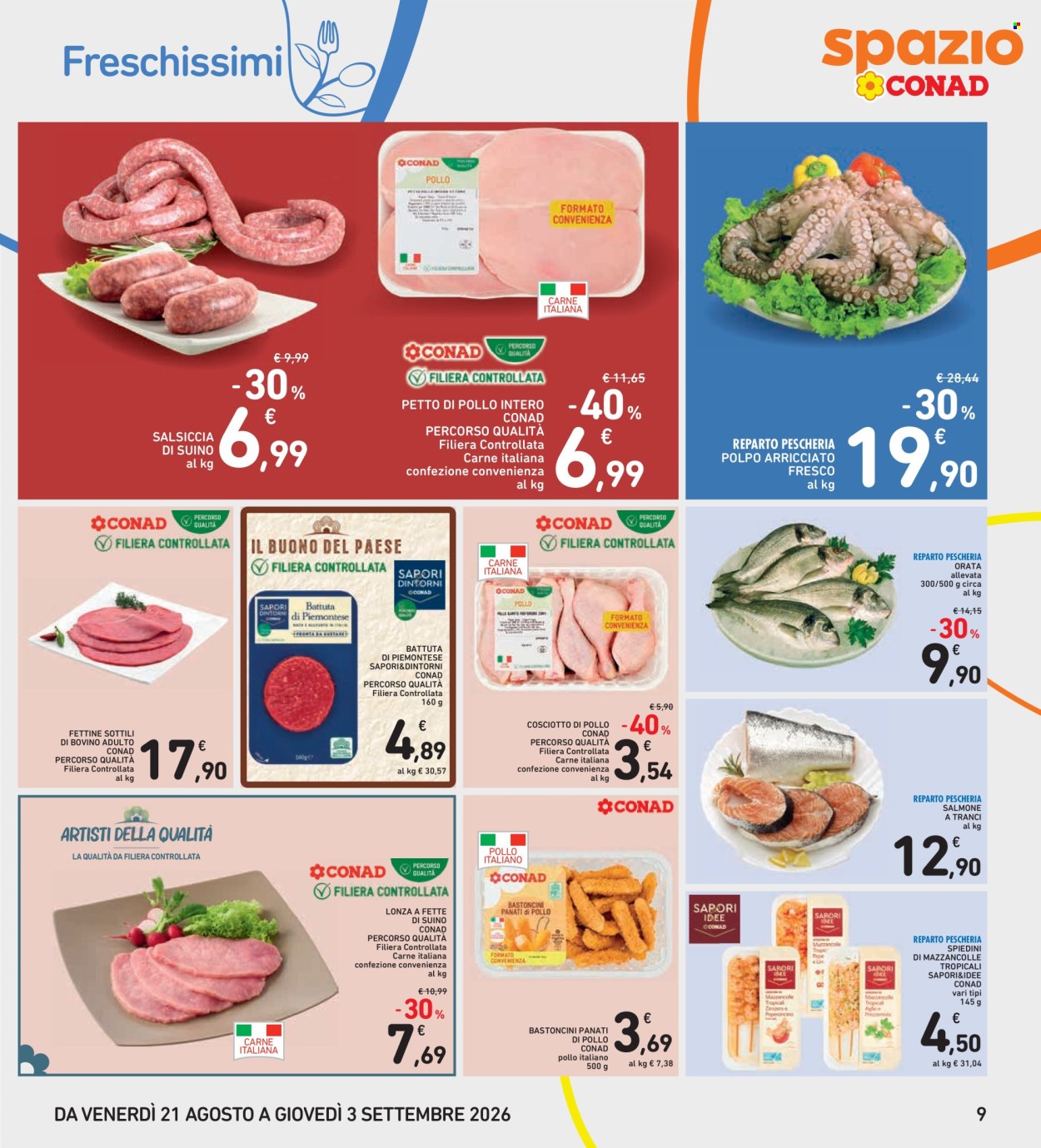 Volantino Spazio Conad - 21/8/2026 - 3/9/2026. Pagina 9