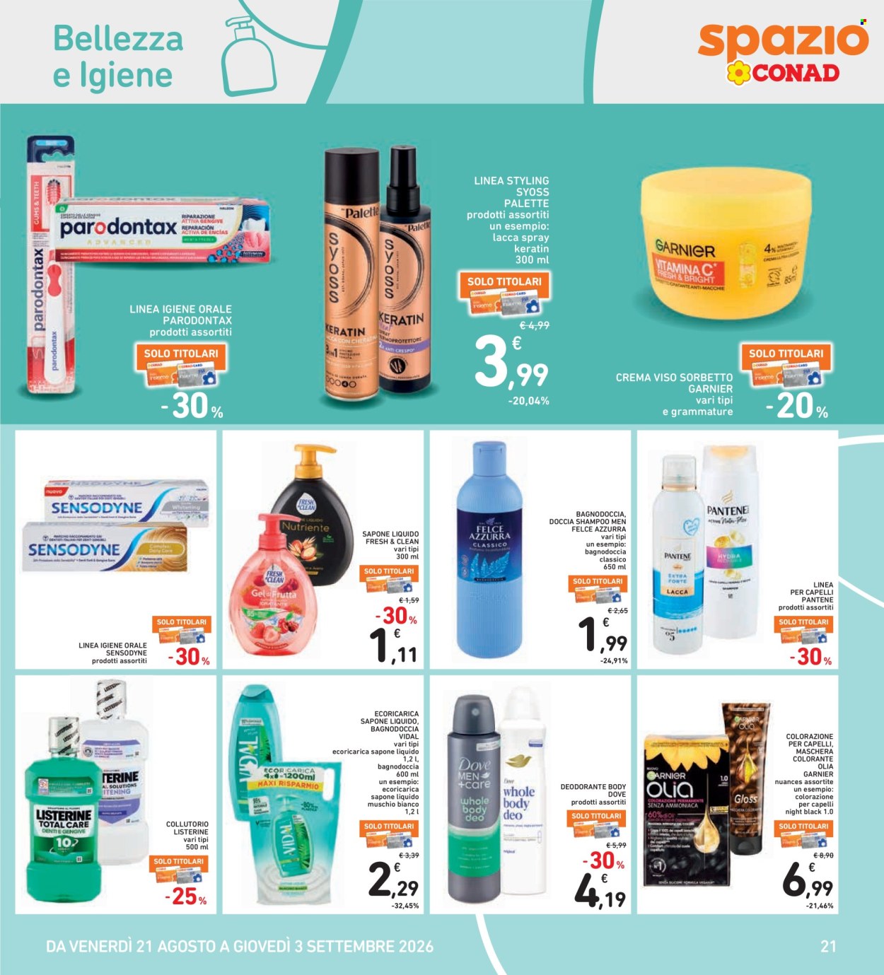 Volantino Spazio Conad - 21/8/2026 - 3/9/2026. Pagina 21