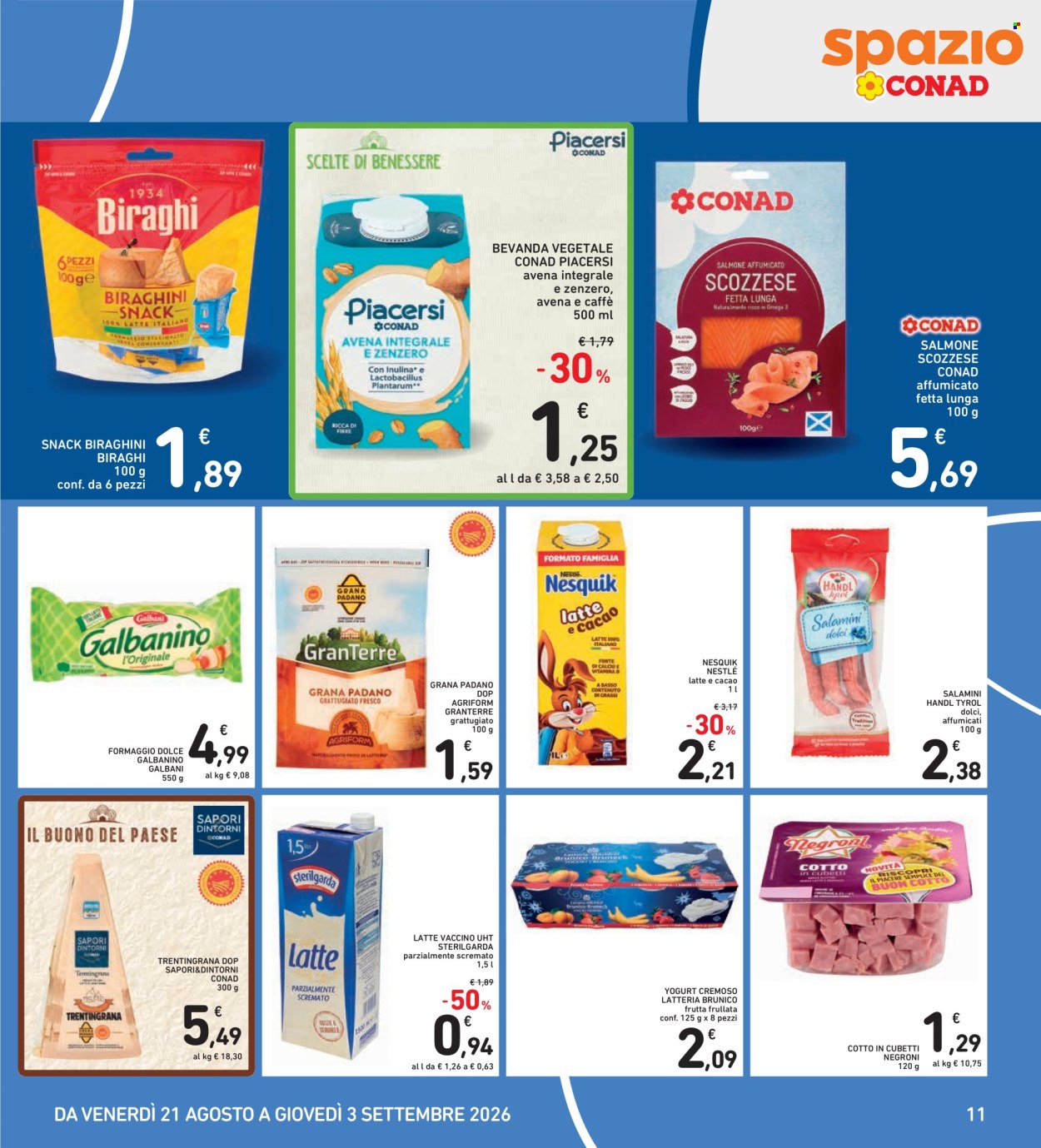 Leták Spazio Conad - 21.8.2026 - 3.9.2026. Strana 11