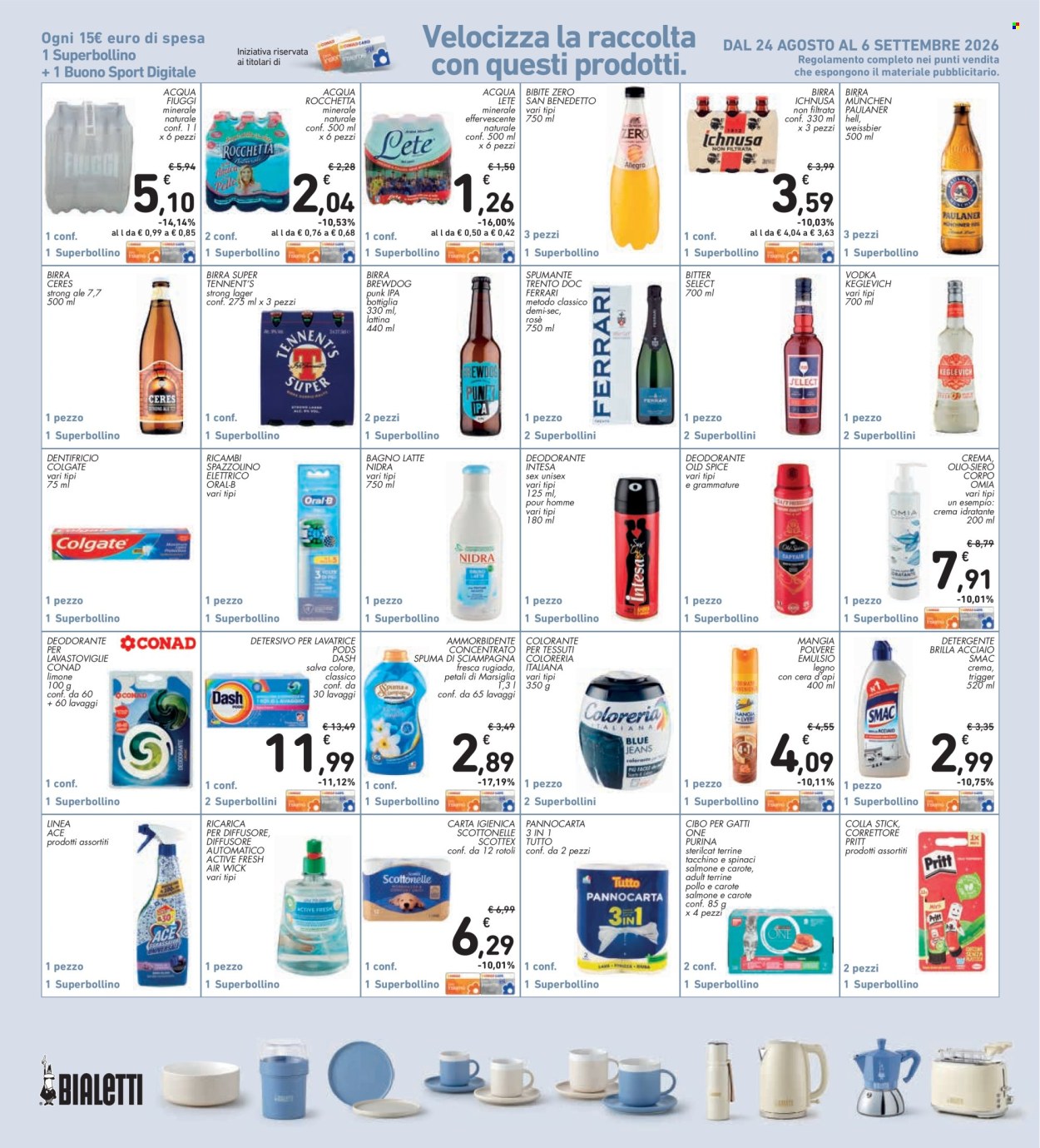 Leták Spazio Conad - 21.8.2026 - 3.9.2026. Strana 30