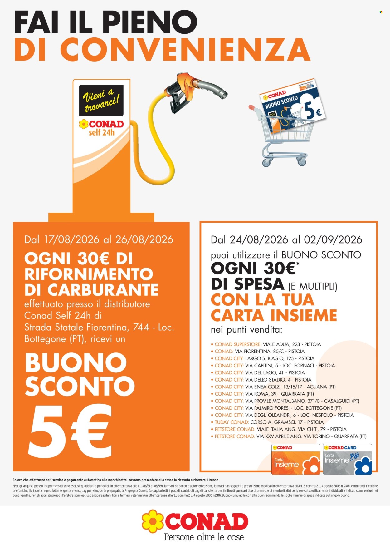 Volantino Conad - 17/8/2026 - 26/8/2026. Pagina 1