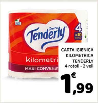 Carta Igienica Kilometrica Tenderly