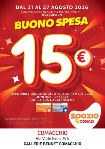 Volantino Spazio Conad - 21/8/2026 - 27/8/2026.