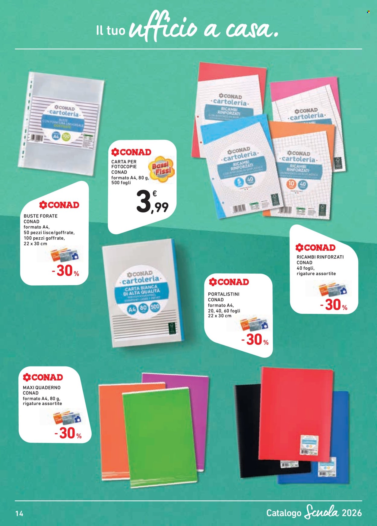 Volantino Conad - 21/8/2026 - 30/9/2026. Pagina 14
