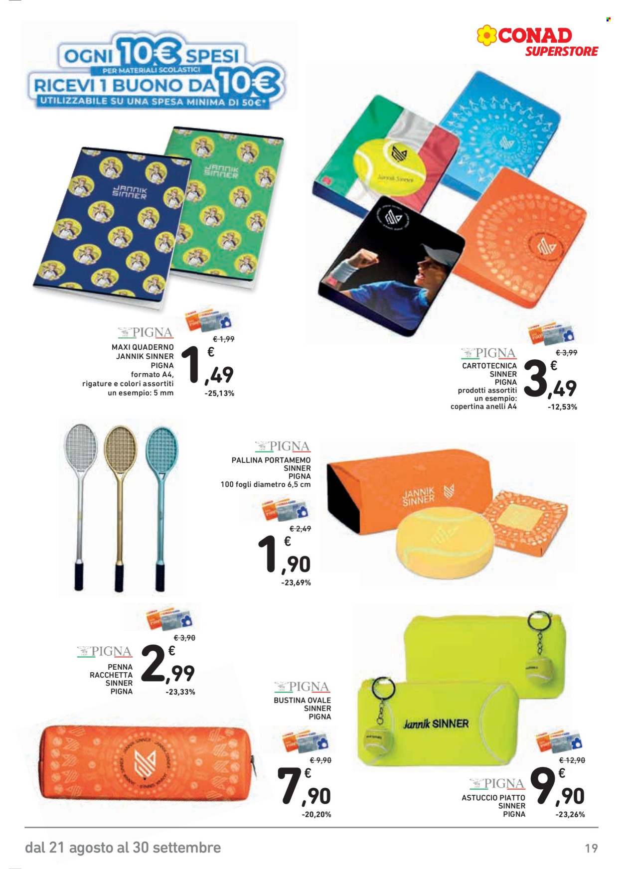 Volantino Conad - 21/8/2026 - 30/9/2026. Pagina 19