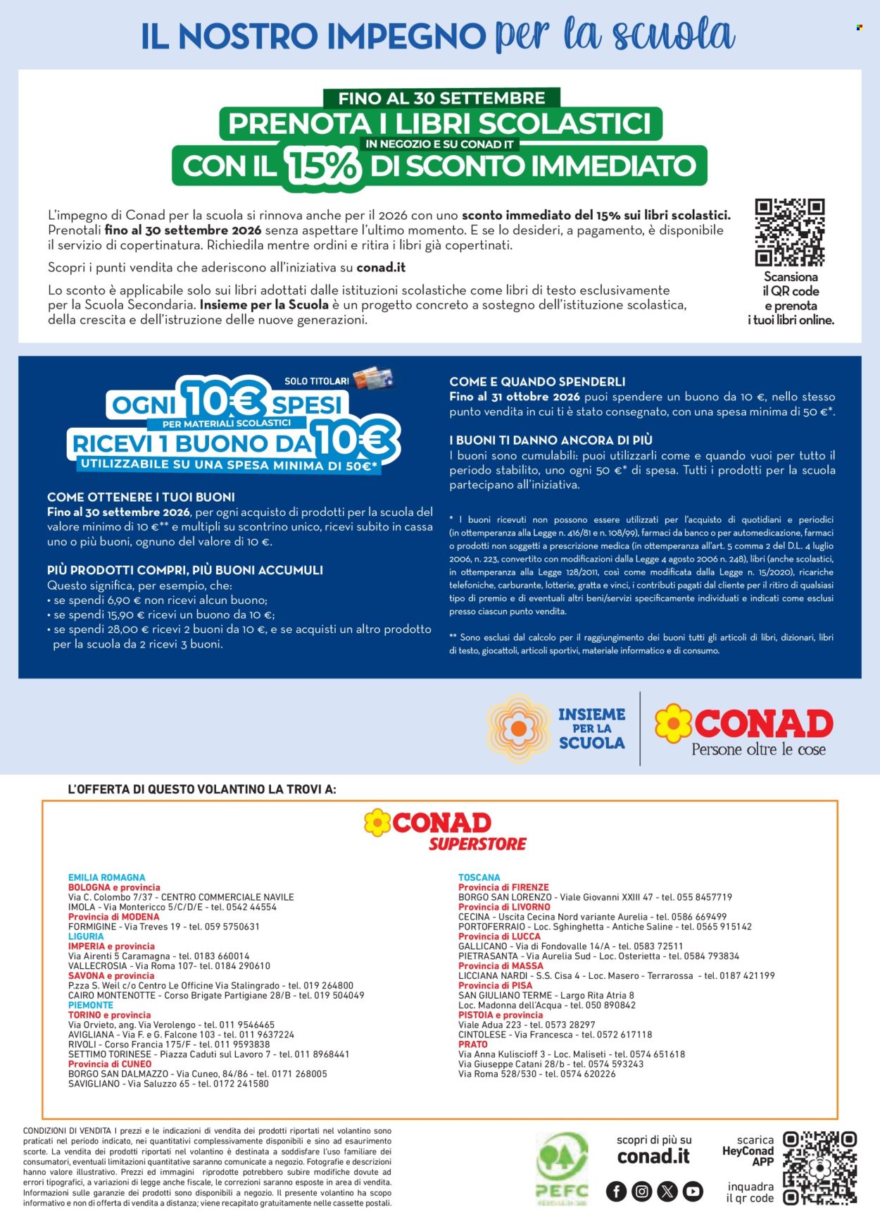 Volantino Conad - 21/8/2026 - 30/9/2026. Pagina 24