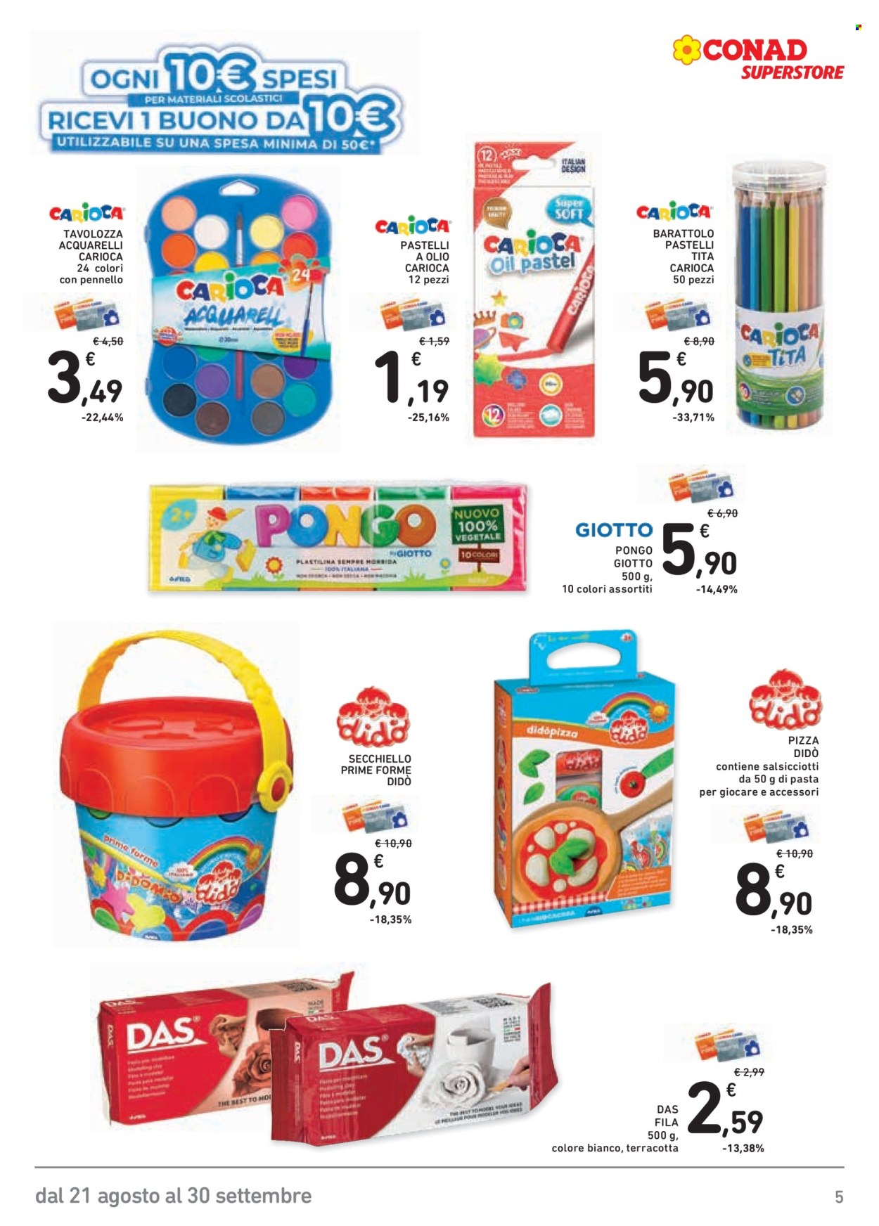Volantino Conad - 21/8/2026 - 30/9/2026. Pagina 5
