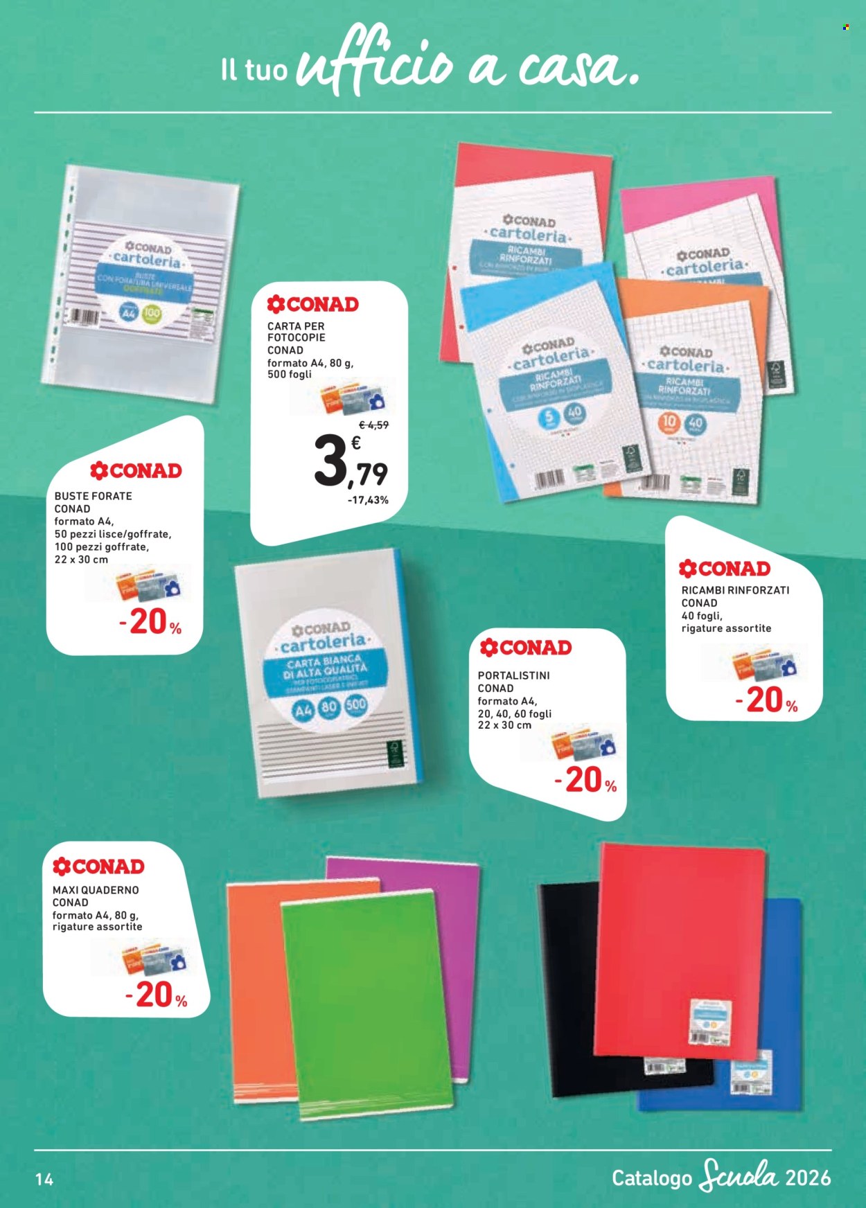 Volantino Conad - 21/8/2026 - 30/9/2026. Pagina 14