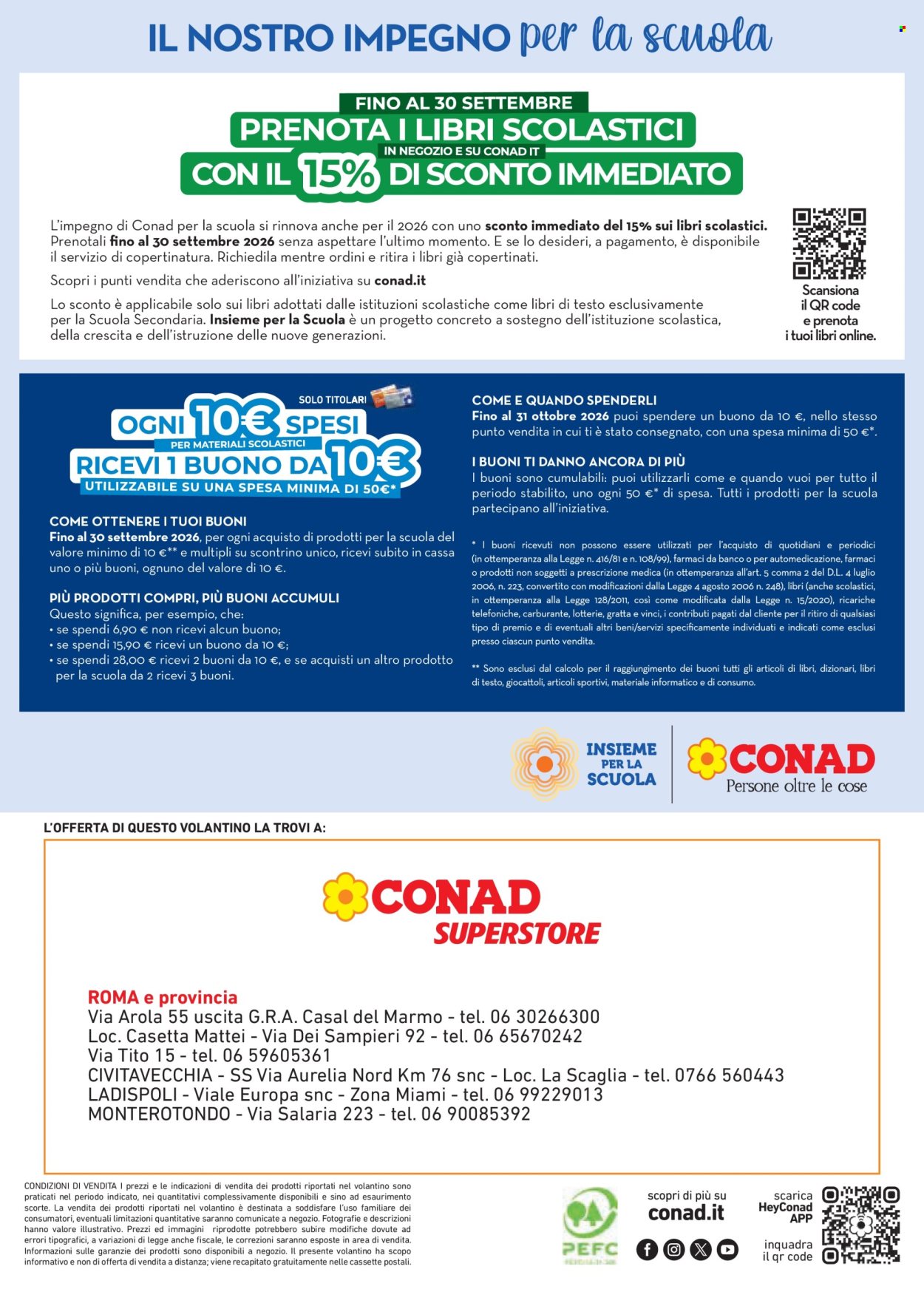 Volantino Conad - 21/8/2026 - 30/9/2026. Pagina 24