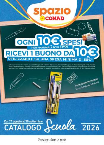 Volantino Spazio Conad - 21/8/2026 - 30/9/2026.