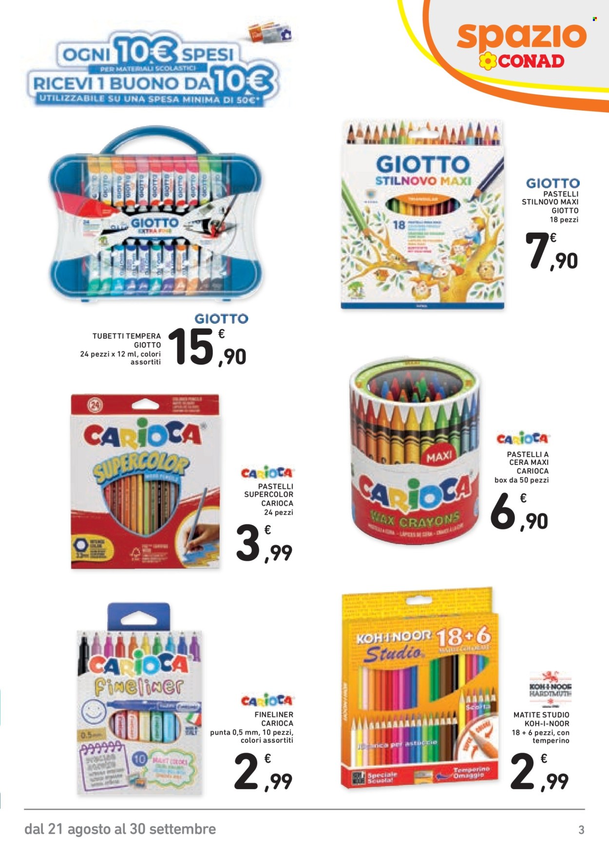 Volantino Spazio Conad - 21/8/2026 - 30/9/2026. Pagina 3