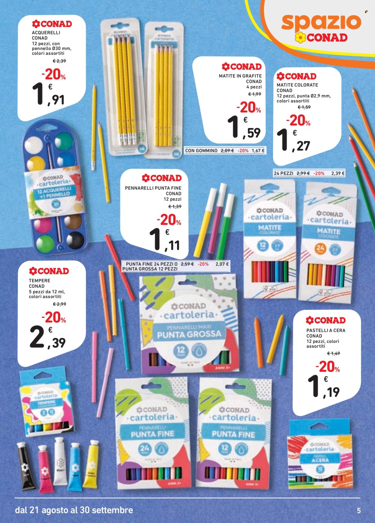 Volantino Spazio Conad - 21/8/2026 - 30/9/2026. Pagina 5